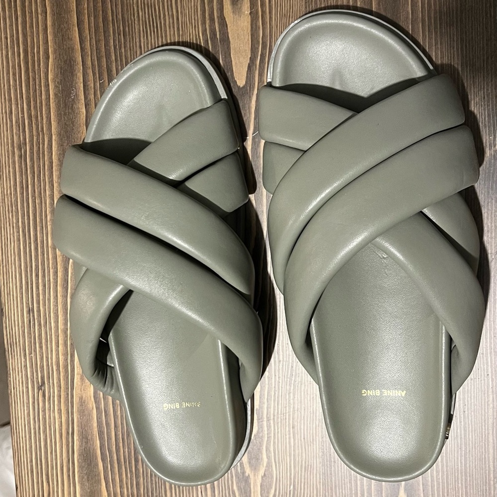 Anine Bing Lizzie Slides, size 40